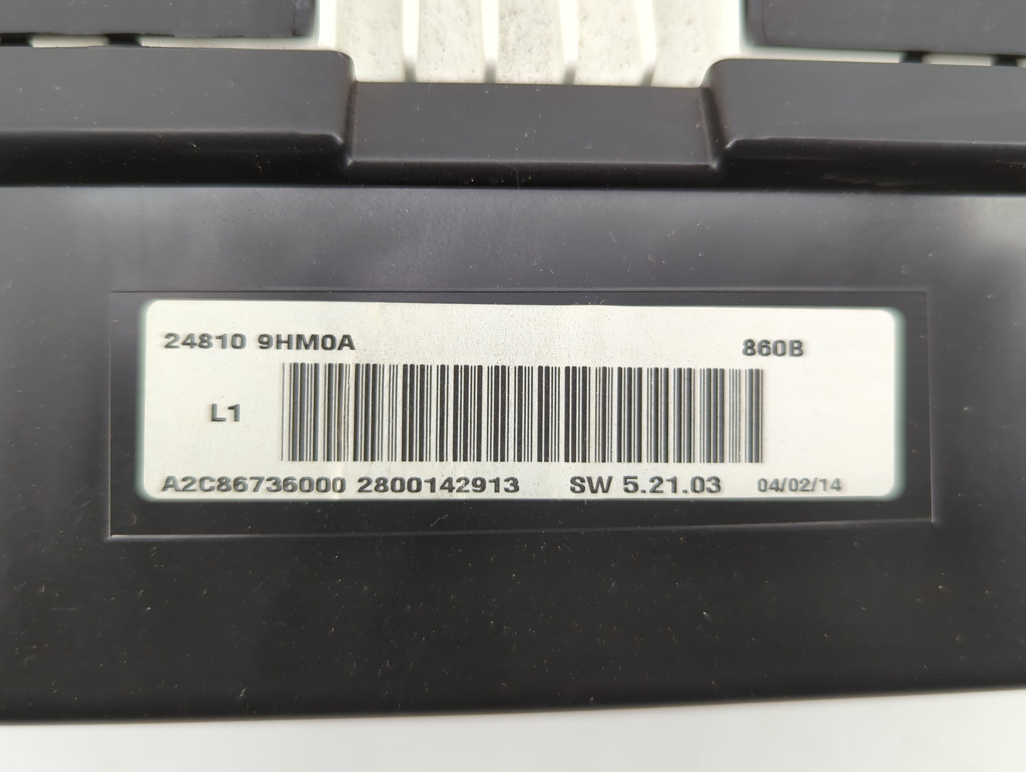 2014 Nissan Altima Instrument Cluster Speedometer Gauges P/N:24810 9HM0A Fits OEM Used Auto Parts - Oemusedautoparts1.com