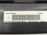 2014 Nissan Altima Instrument Cluster Speedometer Gauges P/N:24810 9HM0A Fits OEM Used Auto Parts - Oemusedautoparts1.com
