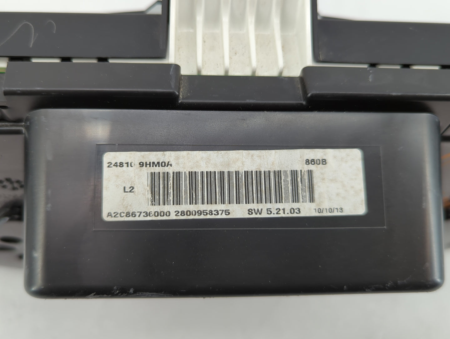 2014 Nissan Altima Instrument Cluster Speedometer Gauges P/N:24810 9HM0A Fits OEM Used Auto Parts - Oemusedautoparts1.com