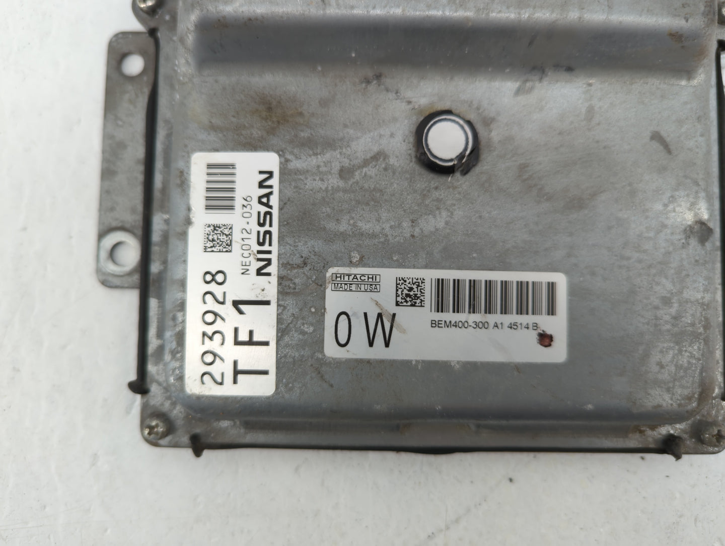 2013-2014 Nissan Altima PCM Engine Control Computer ECU ECM PCU OEM P/N:MEC300-042 A1 BEM400-300 A1 Fits Fits 2013 2014 OEM 