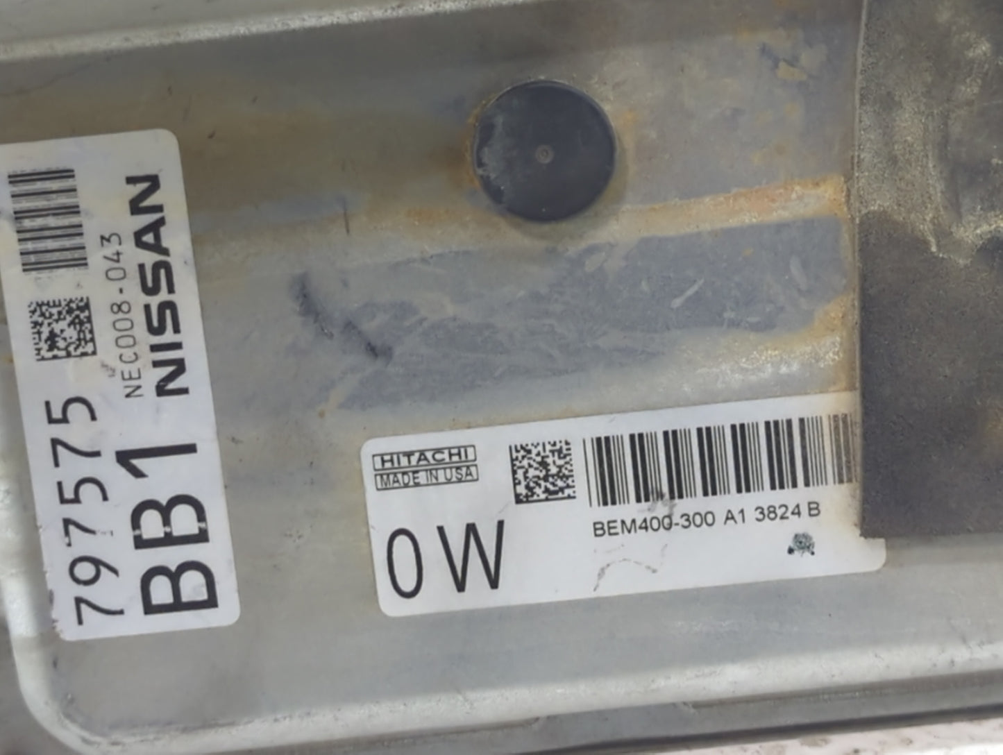 2013-2014 Nissan Altima PCM Engine Control Computer ECU ECM PCU OEM P/N:BEM400-300 A1 NEC012-037, MEC300-021 Fits Fits 2013 