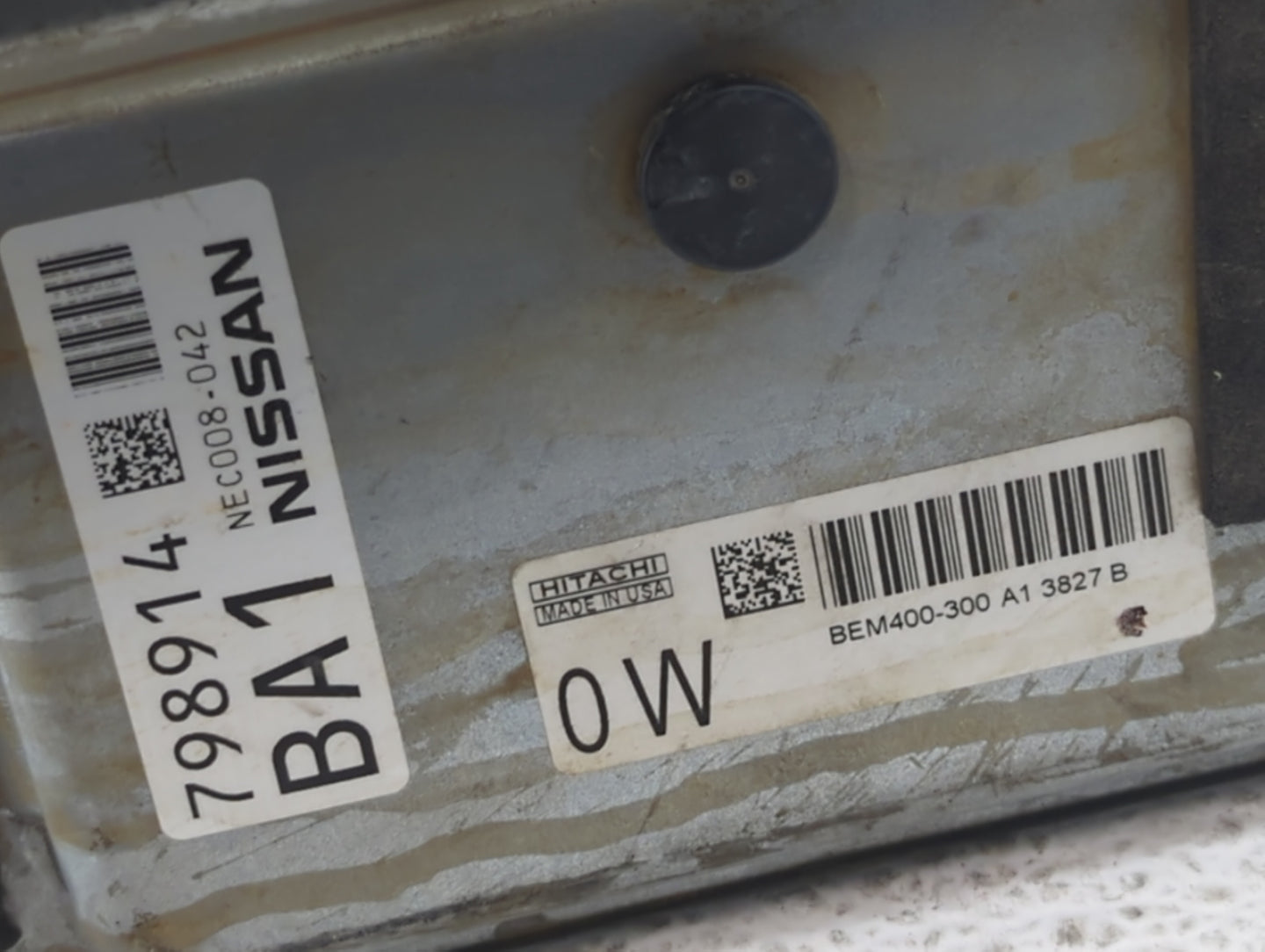 2013-2014 Nissan Altima PCM Engine Control Computer ECU ECM PCU OEM P/N:BEM400-300 A1 MEC300-001 A1 Fits Fits 2013 2014 OEM 