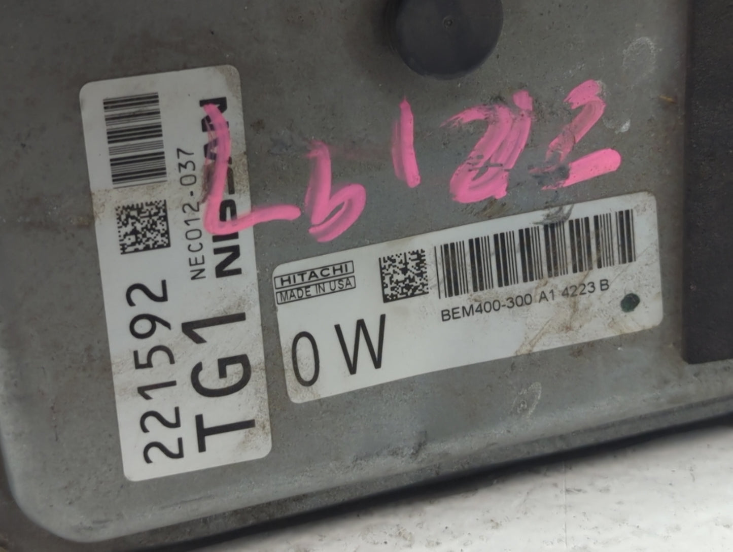 2013-2014 Nissan Altima PCM Engine Control Computer ECU ECM PCU OEM P/N:MEC300-010 D1 MEC300-011 A1 Fits Fits 2013 2014 OEM 