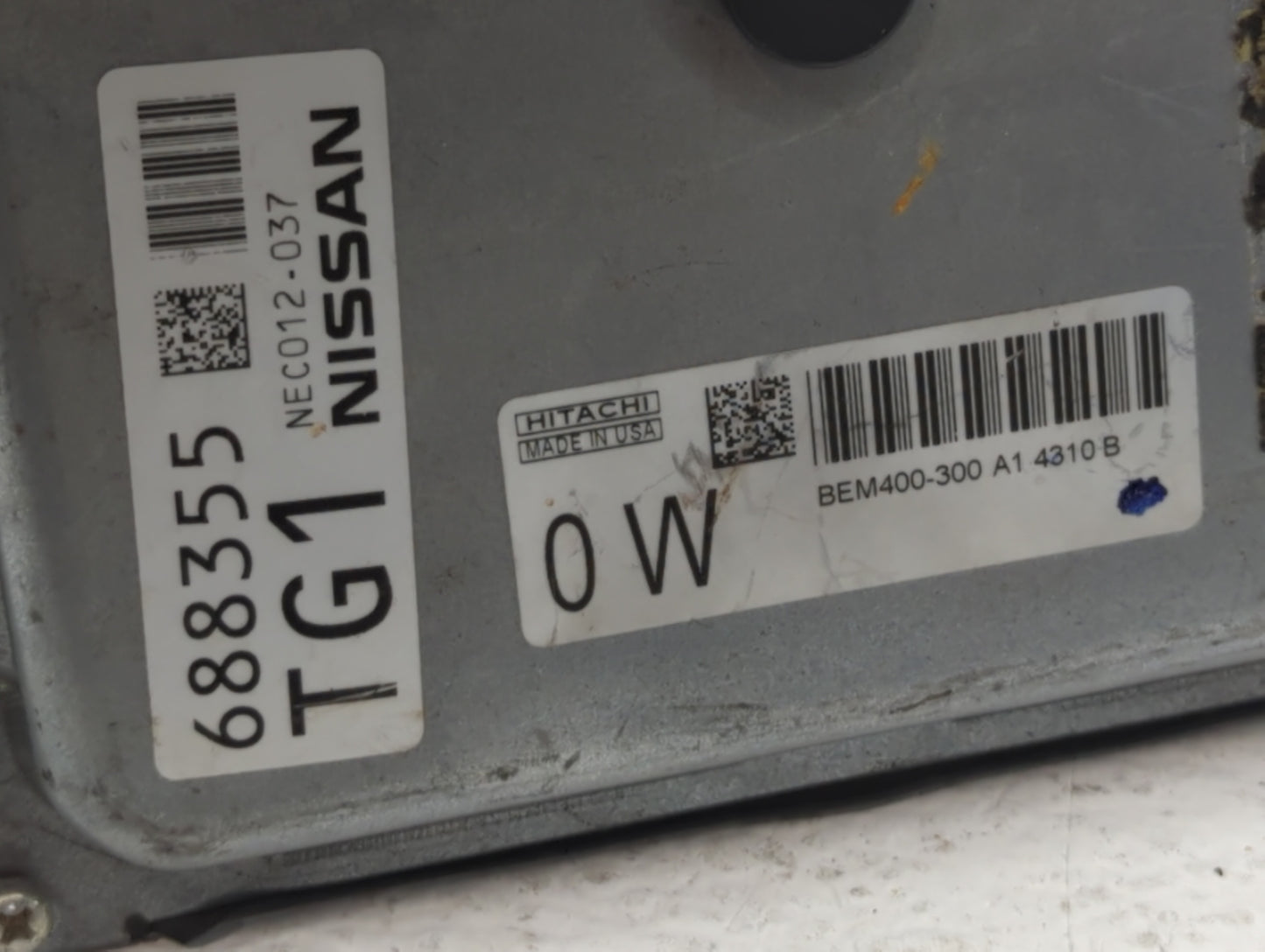 2013-2014 Nissan Altima PCM Engine Control Computer ECU ECM PCU OEM P/N:MEC300-010 D1 MEC300-011 A1 Fits Fits 2013 2014 OEM 