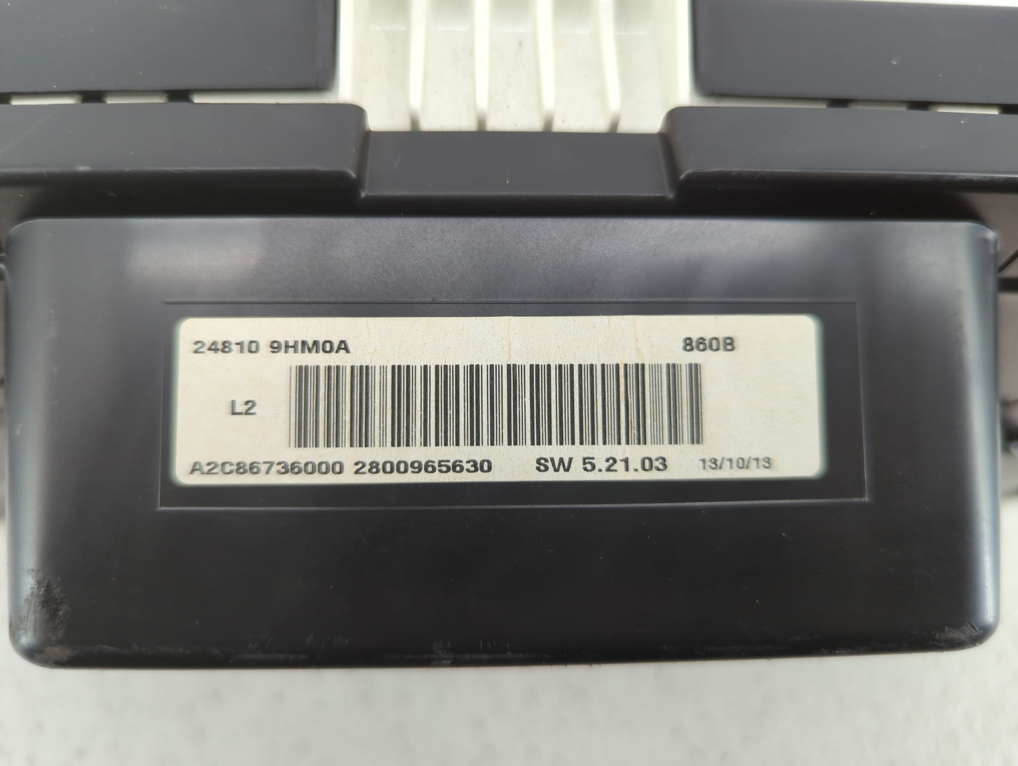 2014 Nissan Altima Instrument Cluster Speedometer Gauges P/N:24810 9HM0A Fits OEM Used Auto Parts - Oemusedautoparts1.com