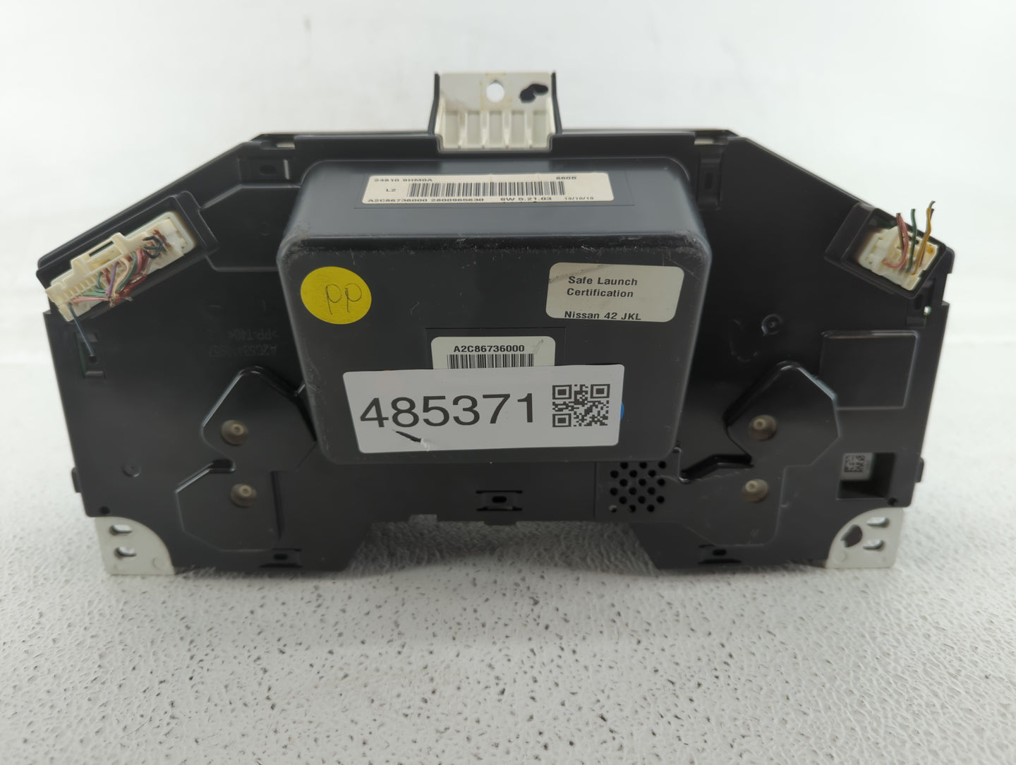 2014 Nissan Altima Instrument Cluster Speedometer Gauges P/N:24810 9HM0A Fits OEM Used Auto Parts - Oemusedautoparts1.com