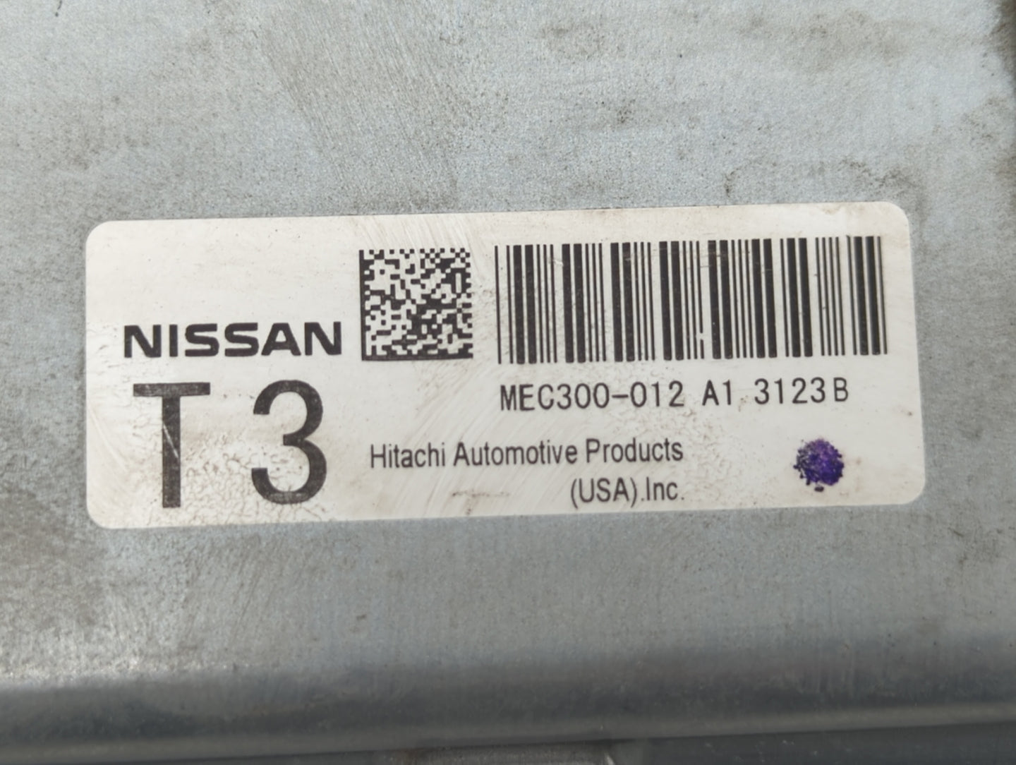 2013-2014 Nissan Altima PCM Engine Control Computer ECU ECM PCU OEM P/N:MEC300-012 A1 NEC008-043 Fits Fits 2013 2014 OEM Use