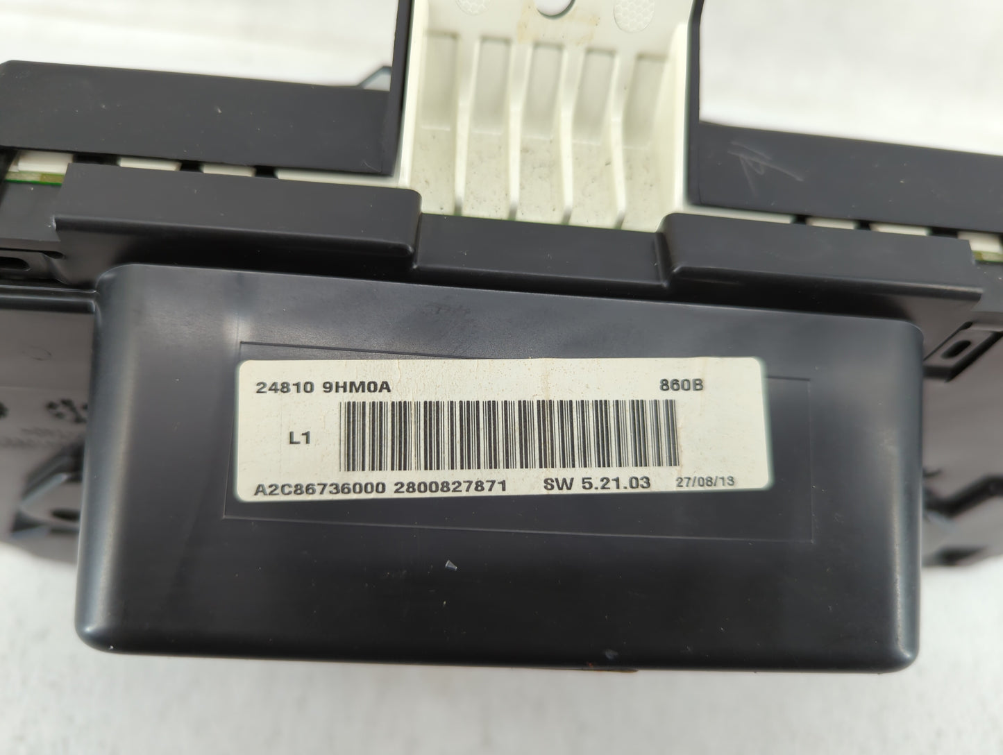 2014 Nissan Altima Instrument Cluster Speedometer Gauges P/N:24810 9HM0A Fits OEM Used Auto Parts - Oemusedautoparts1.com