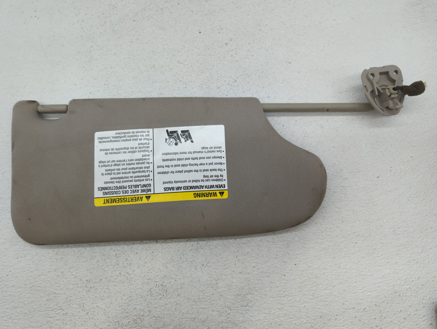 2013-2018 Nissan Altima Sun Visor Shade Replacement Passenger Right Mirror Fits Fits 2013 2014 2015 2016 2017 2018 OEM Used 