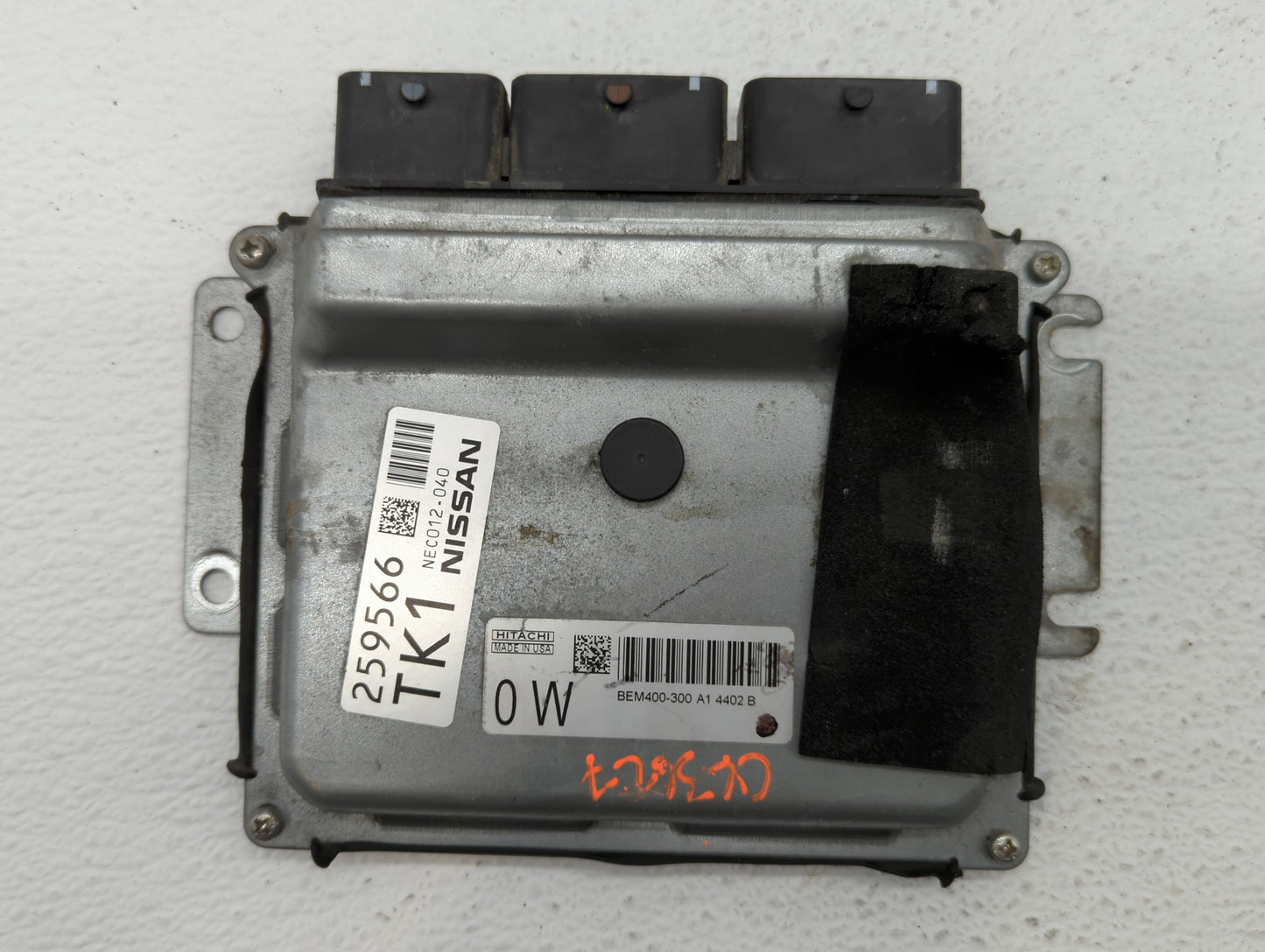 2013-2014 Nissan Altima PCM Engine Control Computer ECU ECM PCU OEM P/N:NEC012-037 NEC008-046 Fits Fits 2013 2014 OEM Used A