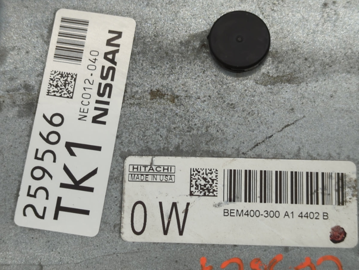 2013-2014 Nissan Altima PCM Engine Control Computer ECU ECM PCU OEM P/N:NEC012-037 NEC008-046 Fits 2013 2014 OEM Used Auto P