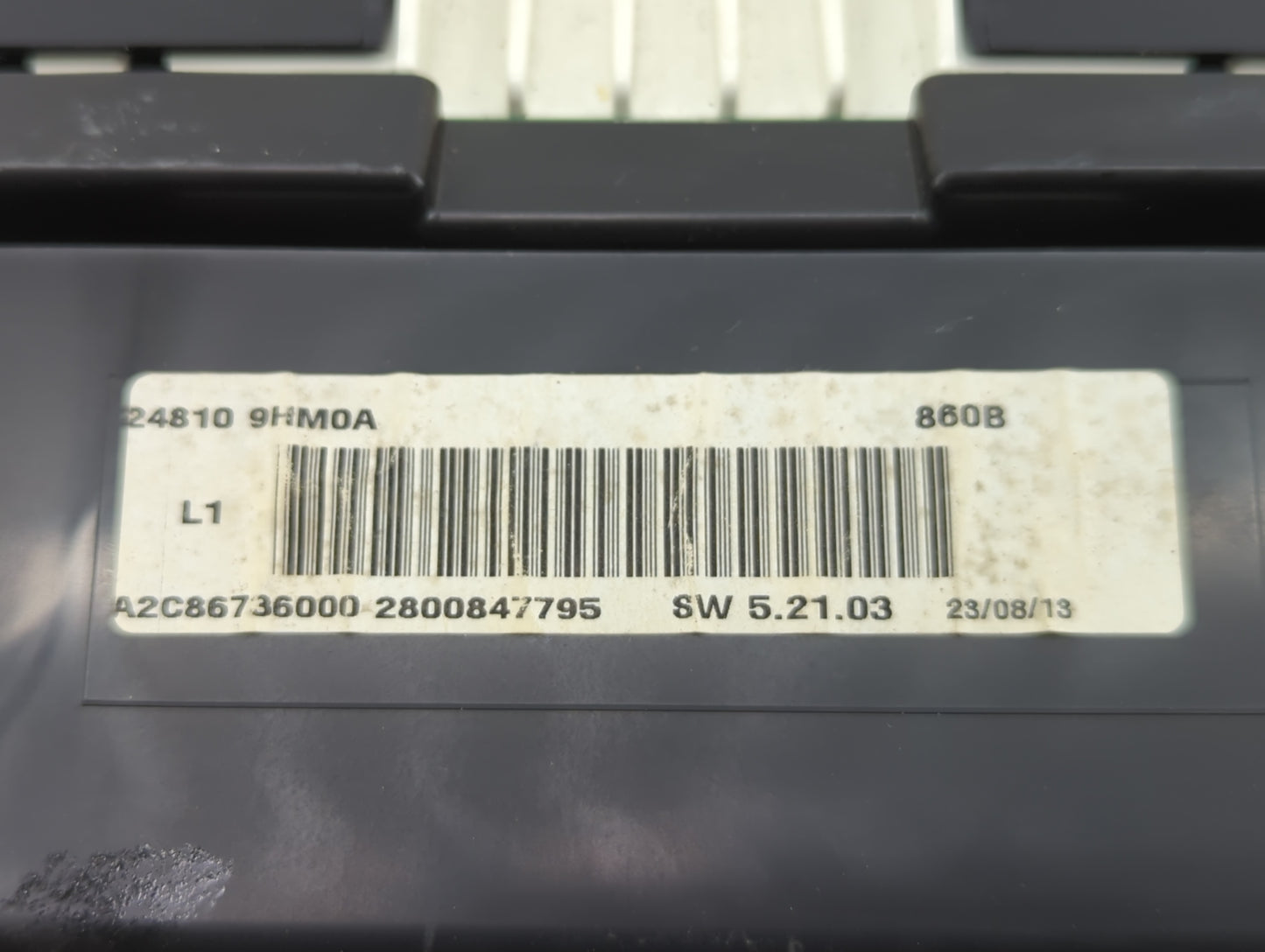 2014 Nissan Altima Instrument Cluster Speedometer Gauges P/N:24810 9HM0A Fits OEM Used Auto Parts - Oemusedautoparts1.com