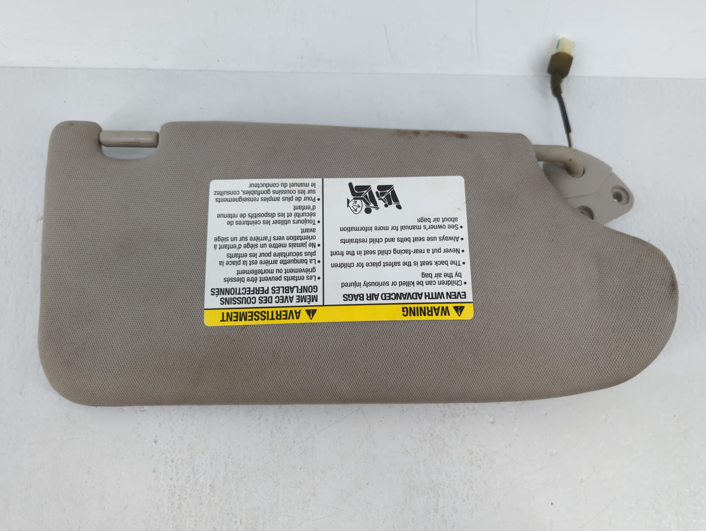 2013-2018 Nissan Altima Sun Visor Shade Replacement Passenger Right Mirror Fits Fits 2013 2014 2015 2016 2017 2018 OEM Used 