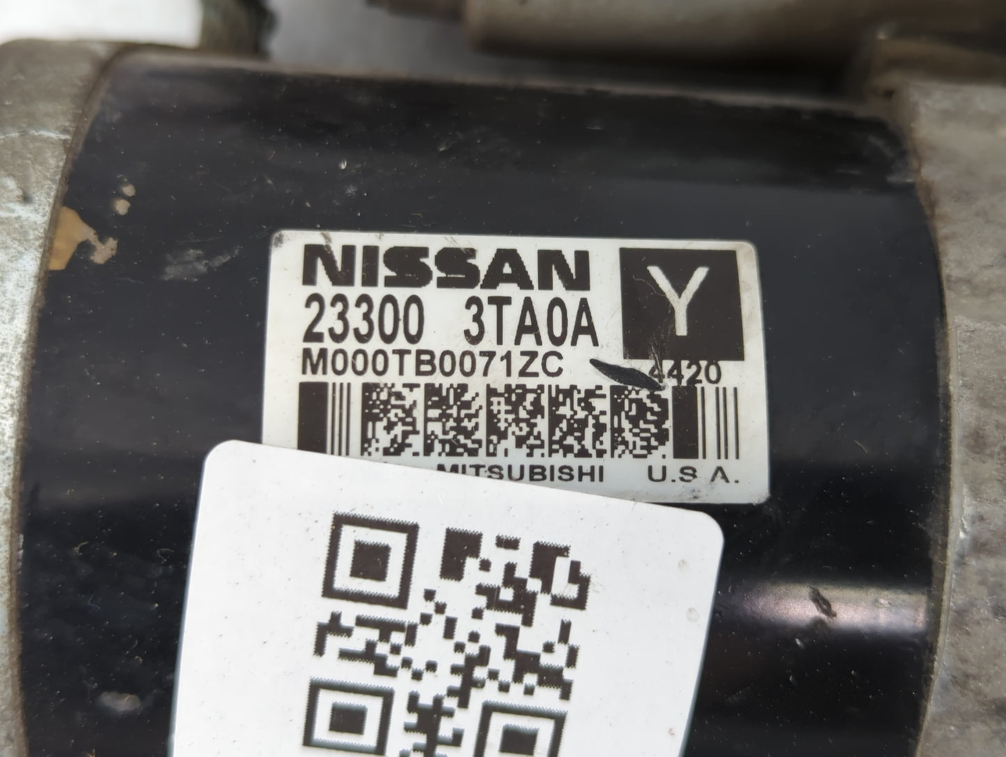 2013-2018 Nissan Altima Car Starter Motor Solenoid OEM P/N:23300 3TA0A Fits Fits 2013 2014 2015 2016 2017 2018 OEM Used Auto