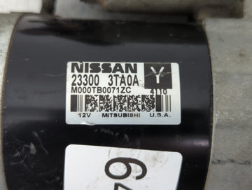 2013-2018 Nissan Altima Car Starter Motor Solenoid OEM P/N:M000TB0071ZC 23300 3TA0A Fits Fits 2013 2014 2015 2016 2017 2018 OEM Used Auto Parts