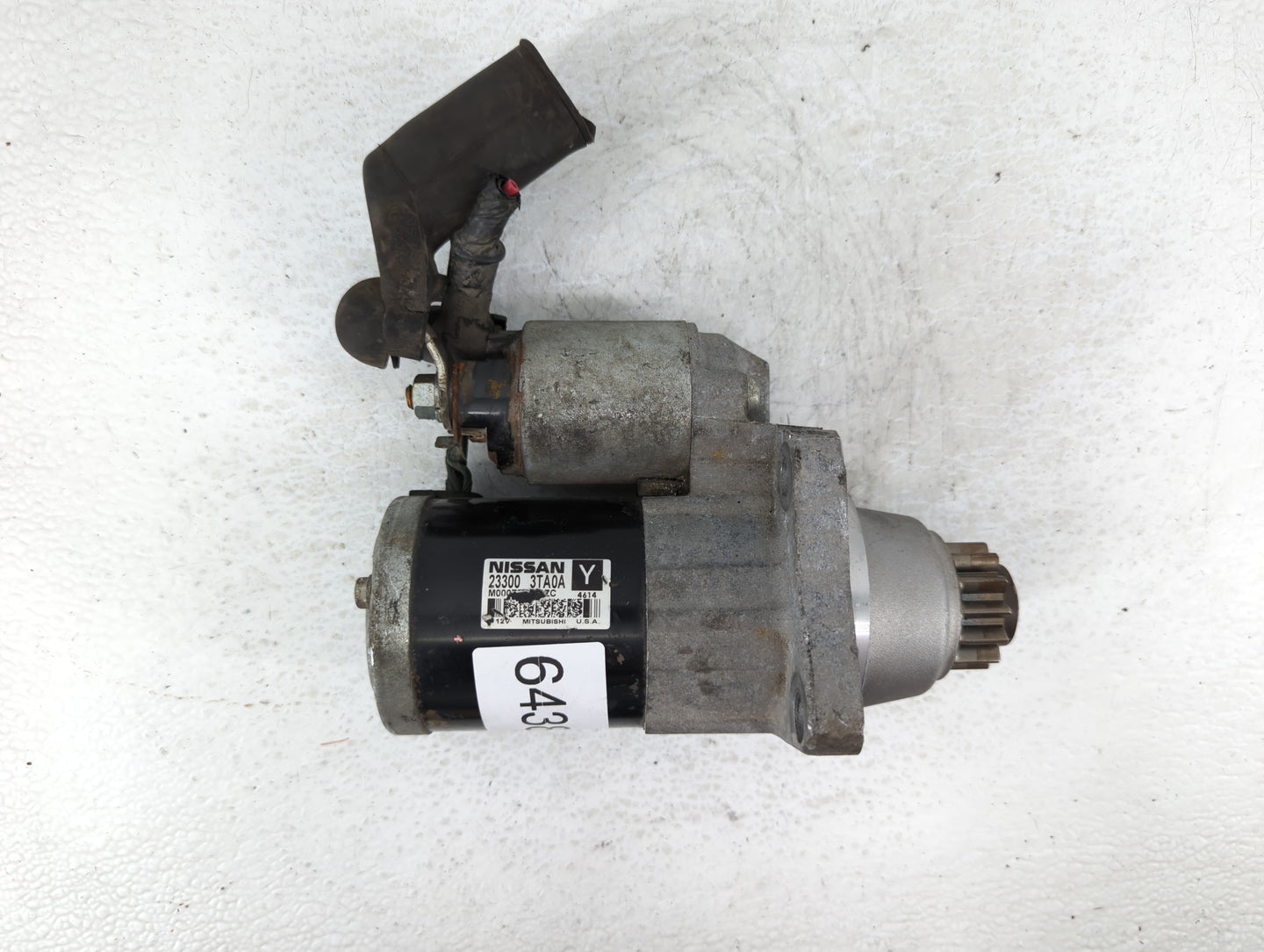 2013-2018 Nissan Altima Car Starter Motor Solenoid OEM P/N:M000TB0071ZC 23300 3TA0A Fits Fits 2013 2014 2015 2016 2017 2018 