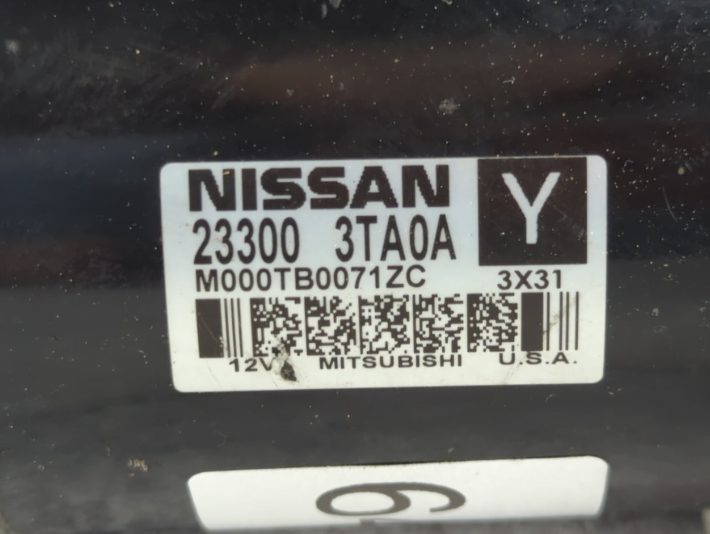 2013-2018 Nissan Altima Car Starter Motor Solenoid OEM P/N:M000TB0071ZC 23300 3TA0A Fits Fits 2013 2014 2015 2016 2017 2018 
