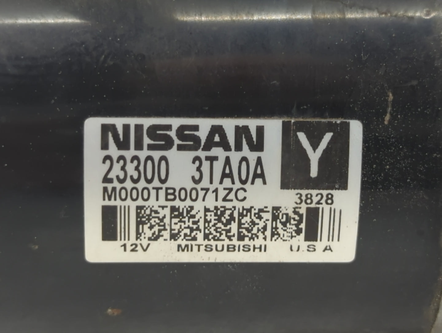 2013-2018 Nissan Altima Car Starter Motor Solenoid OEM P/N:23300 3TA0A M000TB0071ZC Fits Fits 2013 2014 2015 2016 2017 2018 