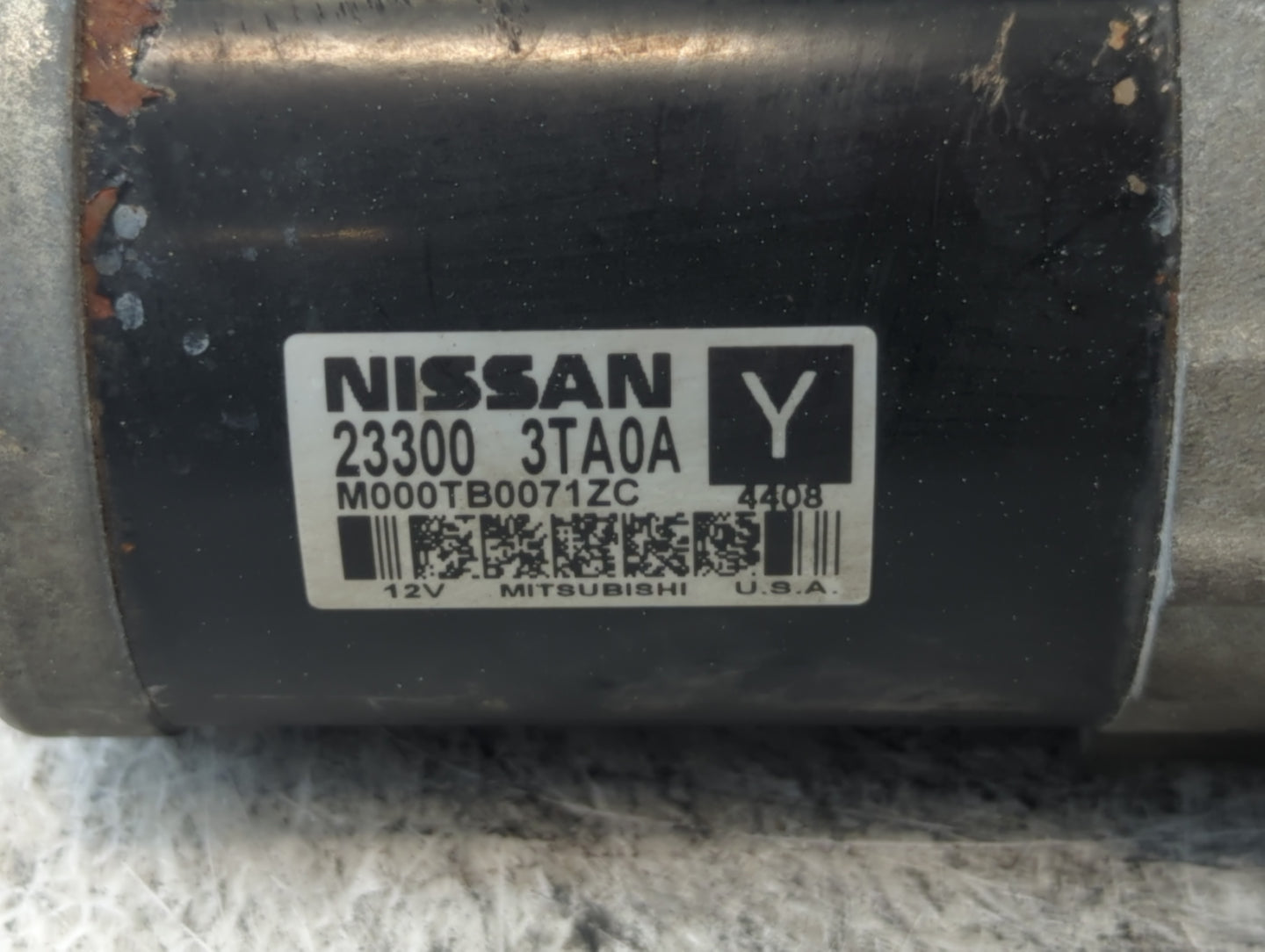 2013-2018 Nissan Altima Car Starter Motor Solenoid OEM P/N:M000TB0071ZC 23300 3TA0A Fits Fits 2013 2014 2015 2016 2017 2018 