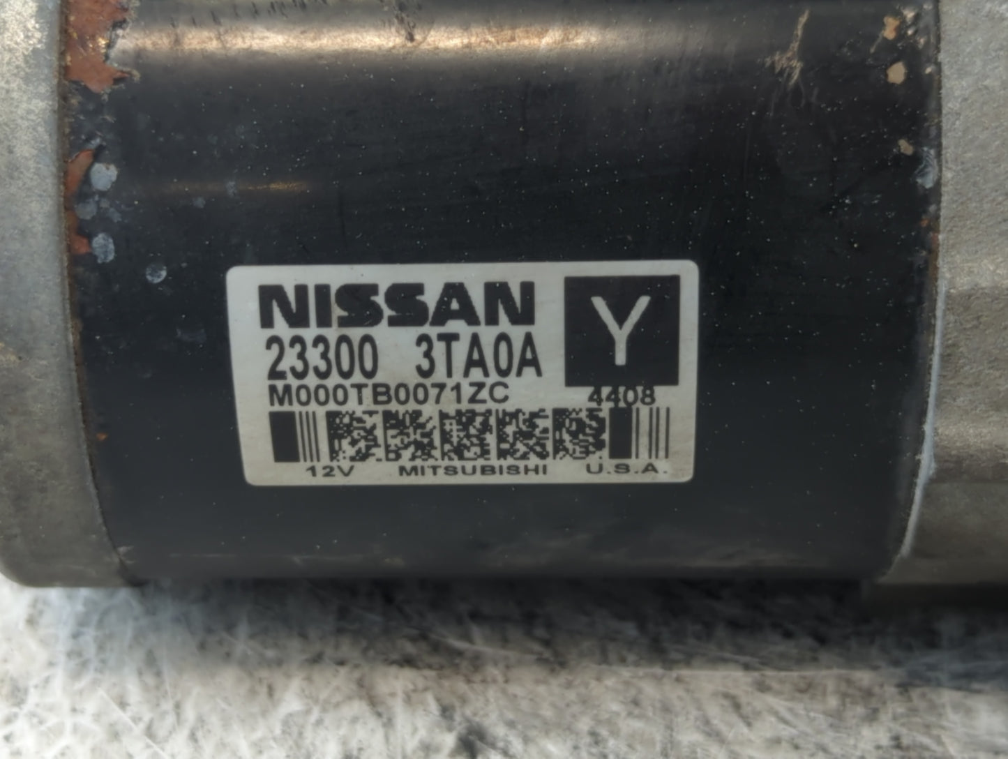 2013-2018 Nissan Altima Car Starter Motor Solenoid OEM P/N:M000TB0071ZC 23300 3TA0A Fits Fits 2013 2014 2015 2016 2017 2018 