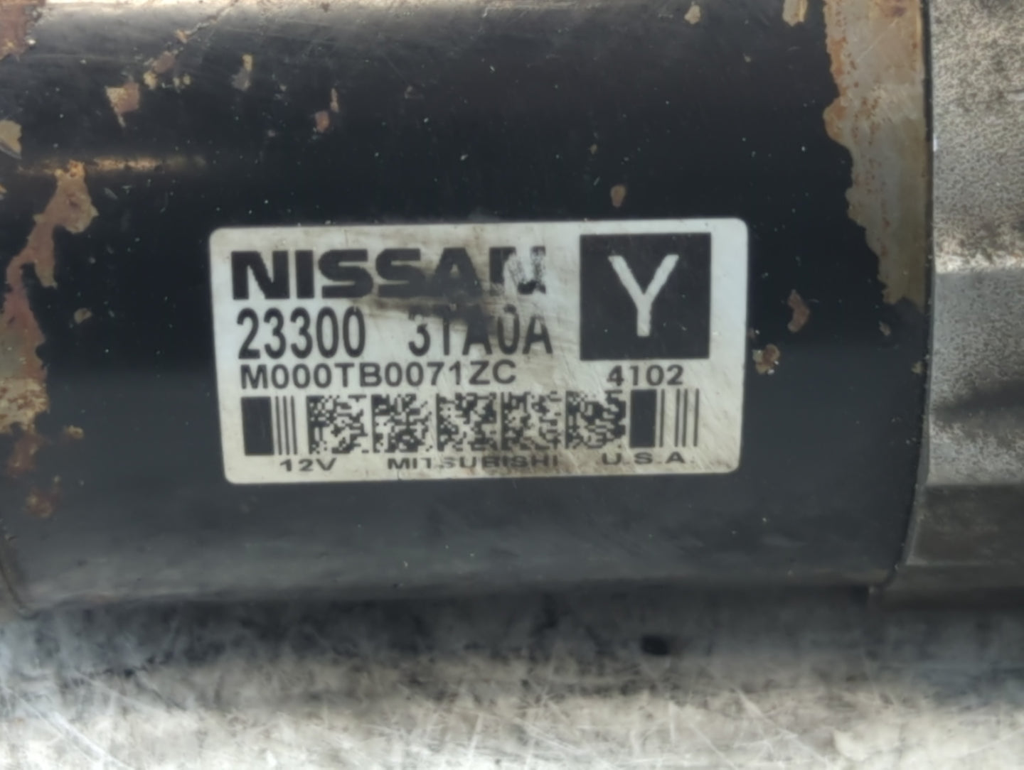 2013-2018 Nissan Altima Car Starter Motor Solenoid OEM P/N:M000TB0071ZC 23300 3TA0A Fits Fits 2013 2014 2015 2016 2017 2018 