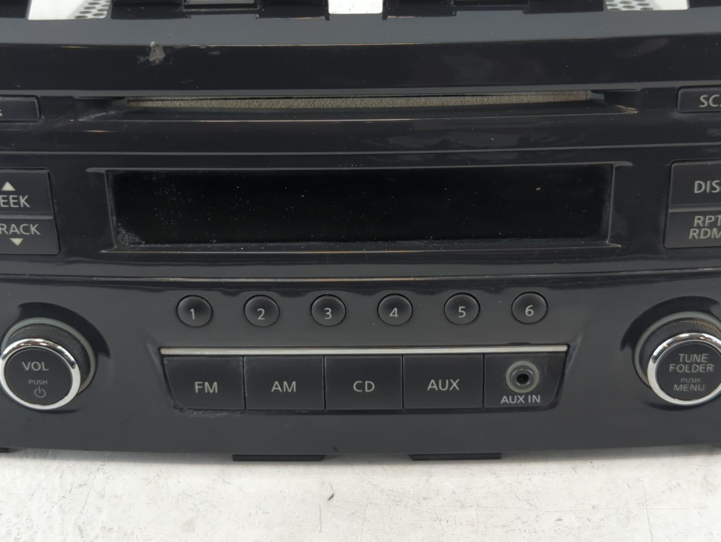 2013-2015 Nissan Altima Radio AM FM Cd Player Receiver Replacement Fits Fits 2013 2014 2015 OEM Used Auto Parts - Oemusedaut