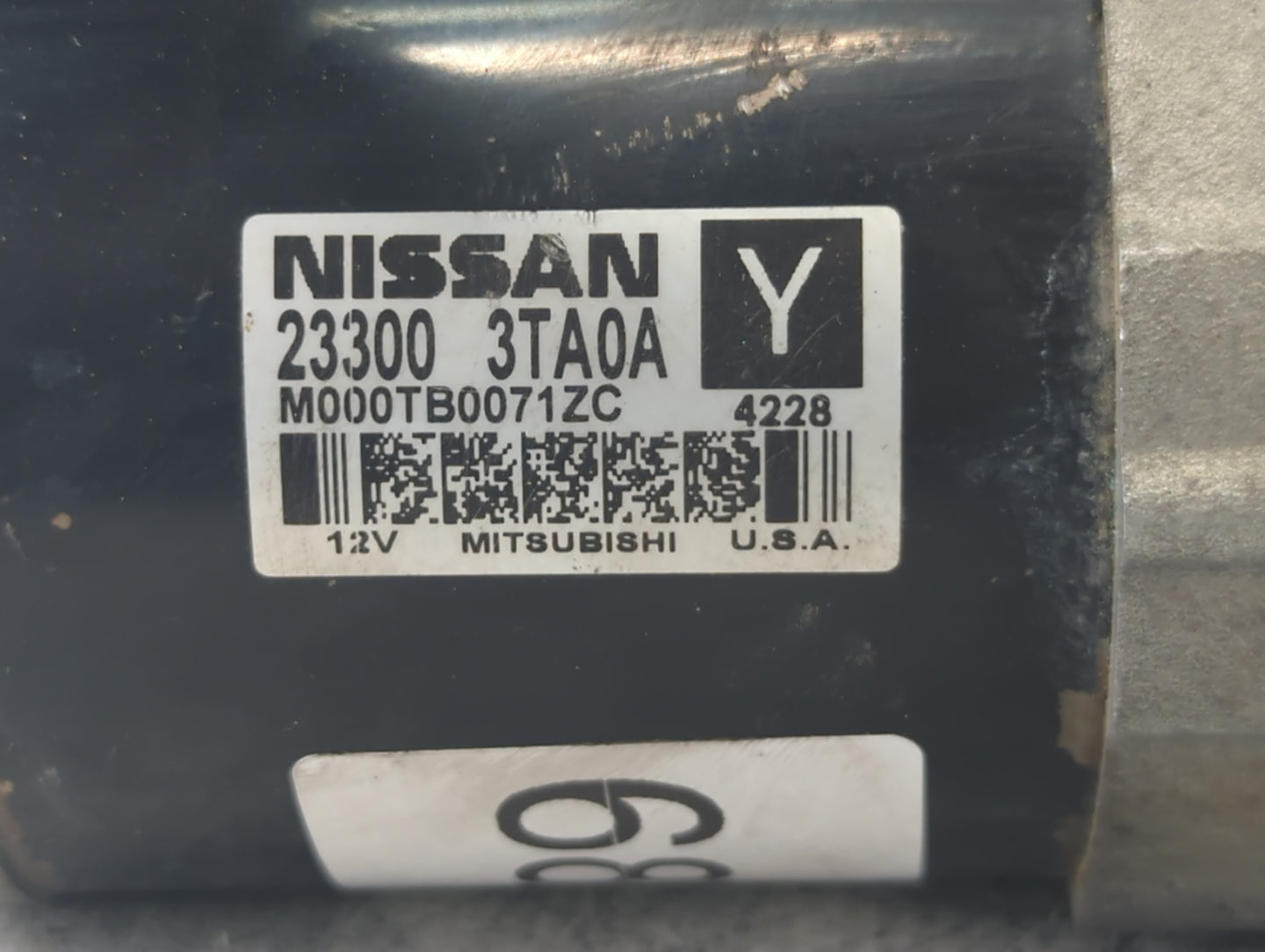 2013-2018 Nissan Altima Car Starter Motor Solenoid OEM P/N:M000TB0071ZC 23300 3TA0A Fits Fits 2013 2014 2015 2016 2017 2018 