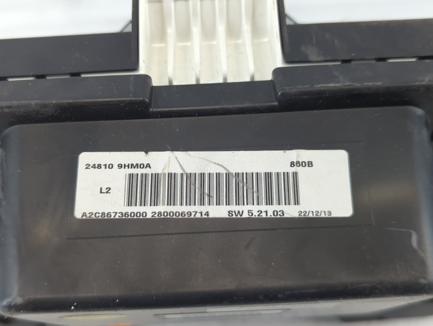 2014 Nissan Altima Instrument Cluster Speedometer Gauges P/N:24810 9HM0A Fits OEM Used Auto Parts - Oemusedautoparts1.com