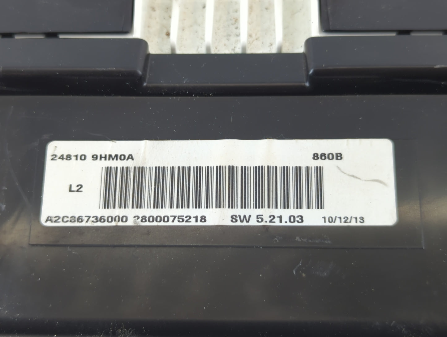 2014 Nissan Altima Instrument Cluster Speedometer Gauges P/N:24810 9HM0A Fits OEM Used Auto Parts - Oemusedautoparts1.com