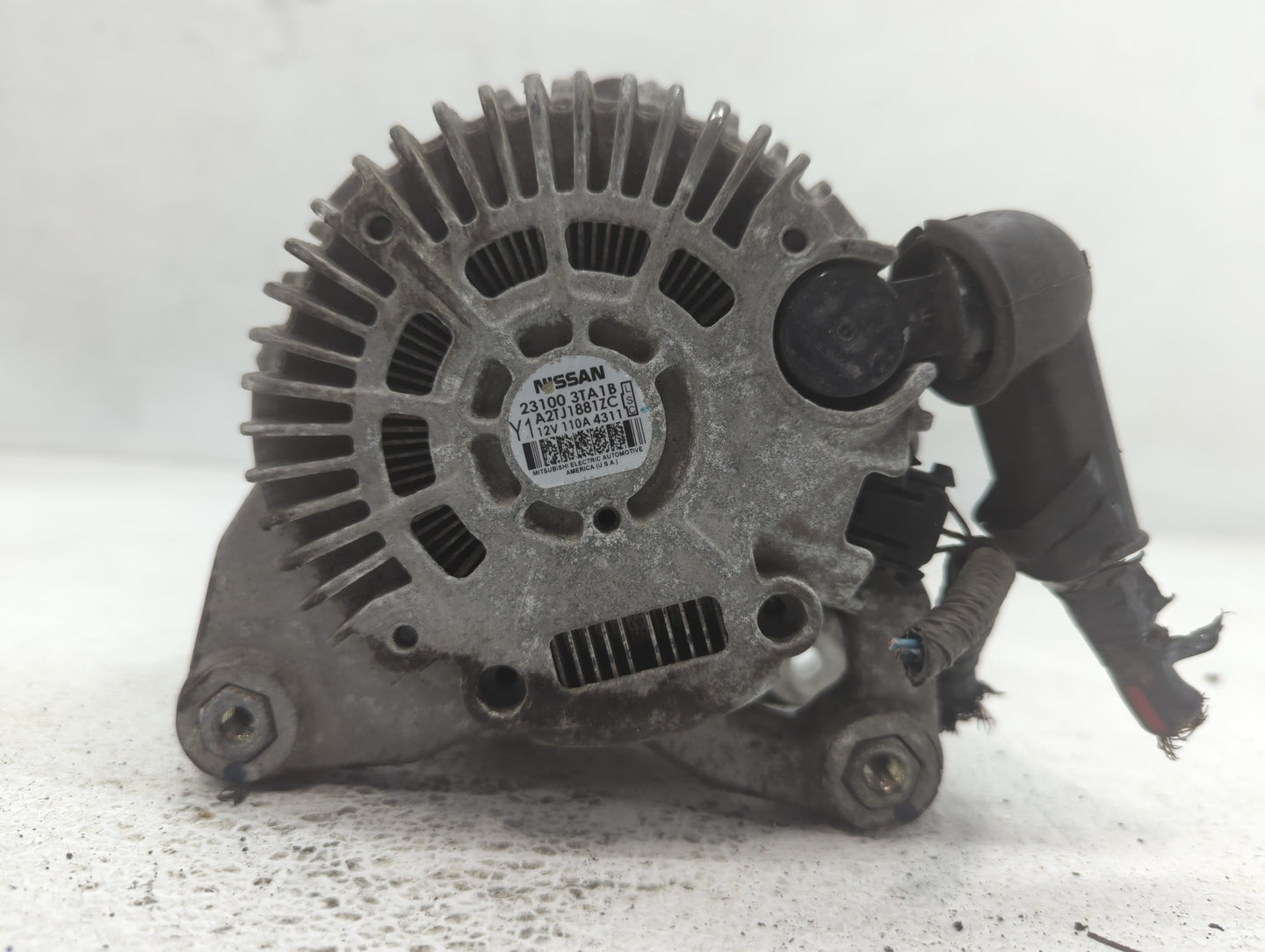 2013-2017 Nissan Altima Alternator Replacement Generator Charging Assembly Engine OEM P/N:23100 3TA1B Fits OEM Used Auto Par