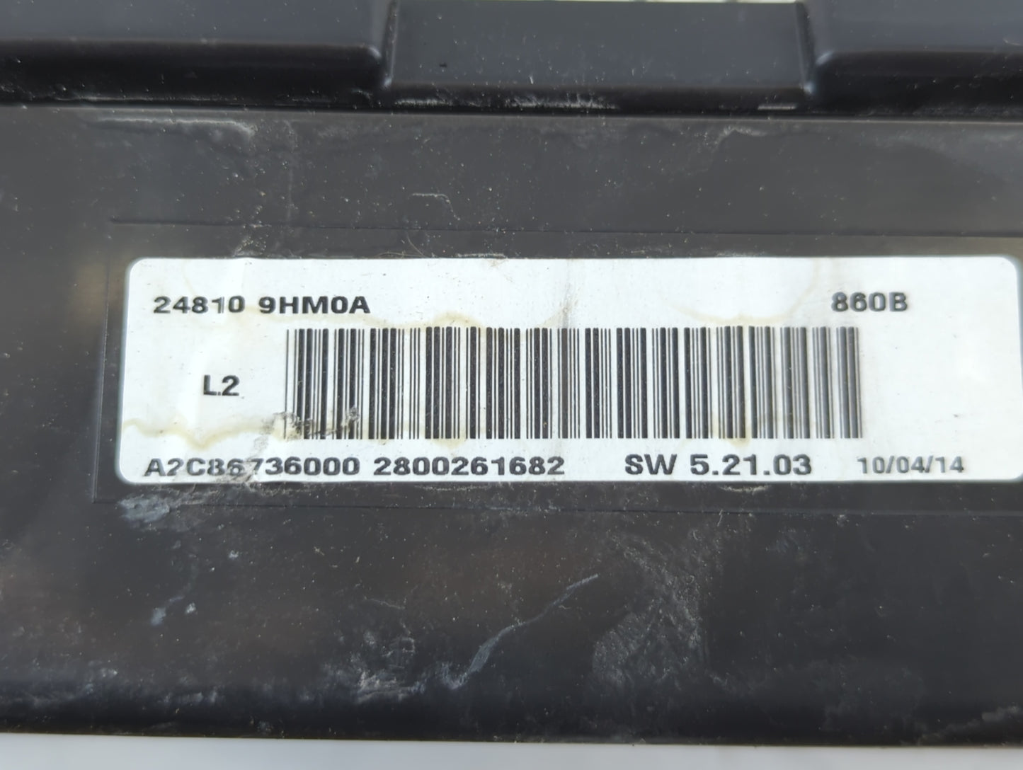 2014 Nissan Altima Instrument Cluster Speedometer Gauges P/N:24810 9HM0A Fits OEM Used Auto Parts - Oemusedautoparts1.com
