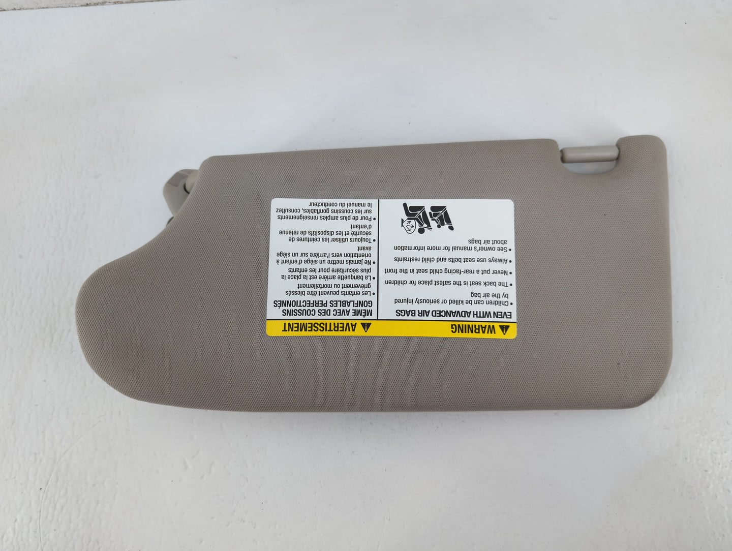 2013-2018 Nissan Altima Sun Visor Shade Replacement Passenger Right Mirror Fits Fits 2013 2014 2015 2016 2017 2018 OEM Used 