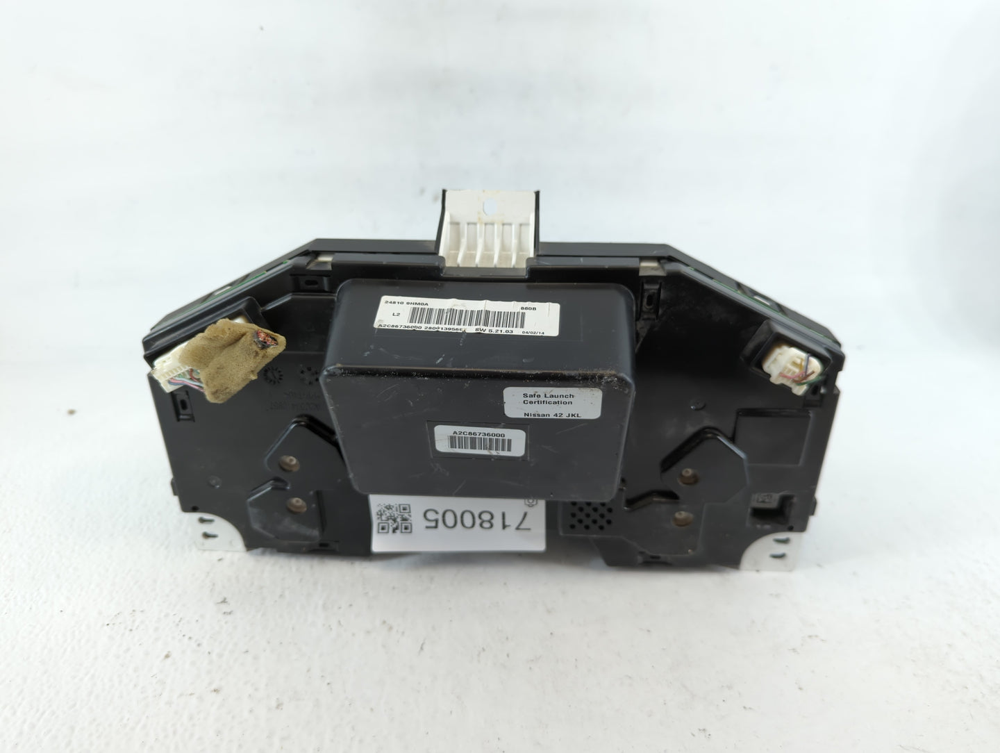 2014 Nissan Altima Instrument Cluster Speedometer Gauges P/N:24810 9HM0A Fits OEM Used Auto Parts - Oemusedautoparts1.com