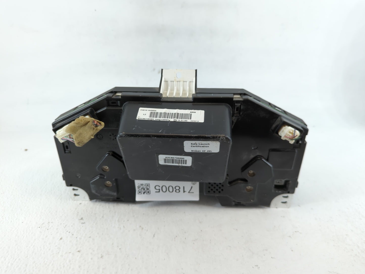 2014 Nissan Altima Instrument Cluster Speedometer Gauges P/N:24810 9HM0A Fits OEM Used Auto Parts - Oemusedautoparts1.com