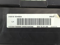 2014 Nissan Altima Instrument Cluster Speedometer Gauges P/N:24810 9HM0A Fits OEM Used Auto Parts - Oemusedautoparts1.com