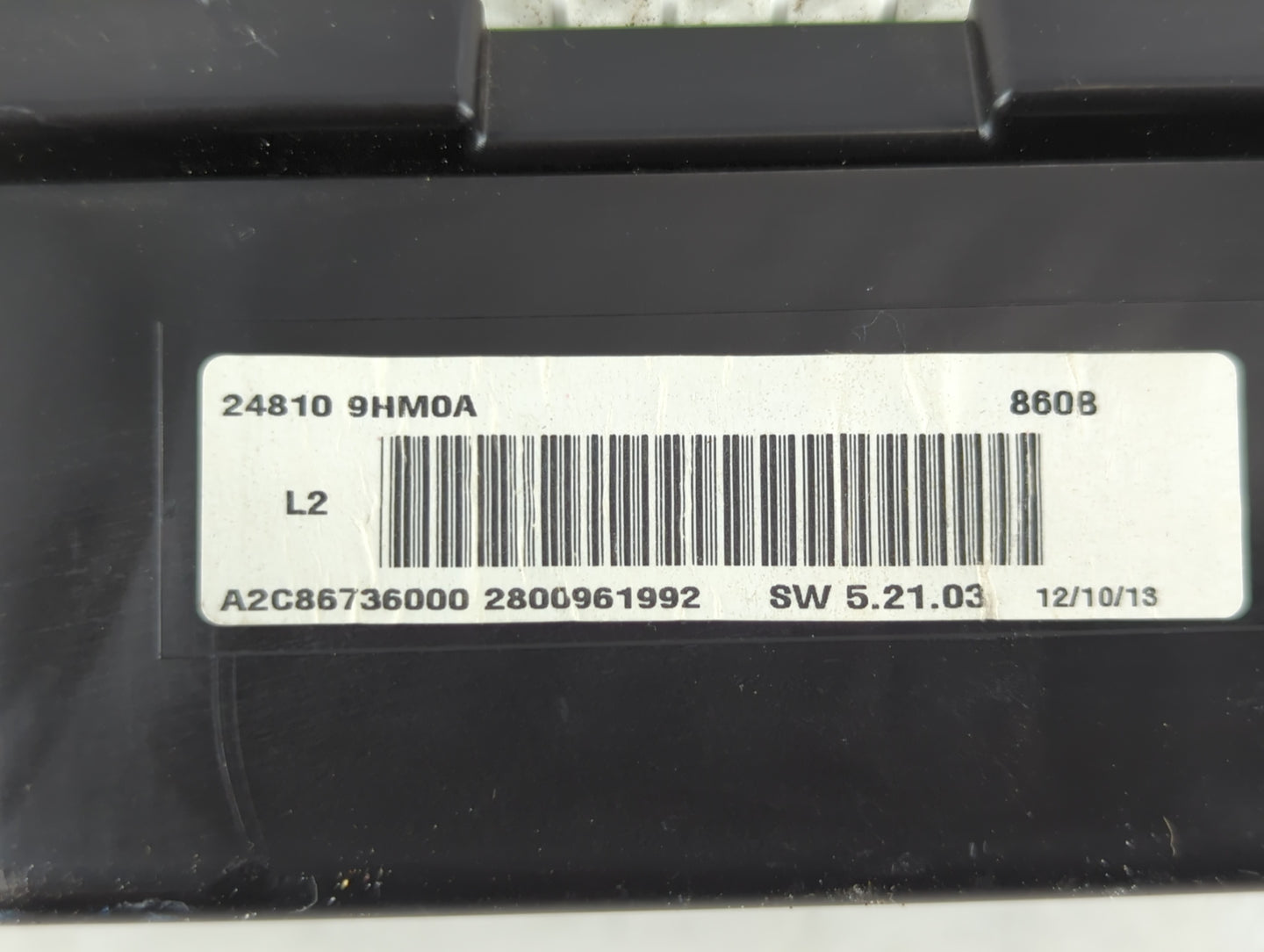 2014 Nissan Altima Instrument Cluster Speedometer Gauges P/N:A2C86736000 24810 9HM0A Miles: Fits OEM Used Auto Parts - Oemus