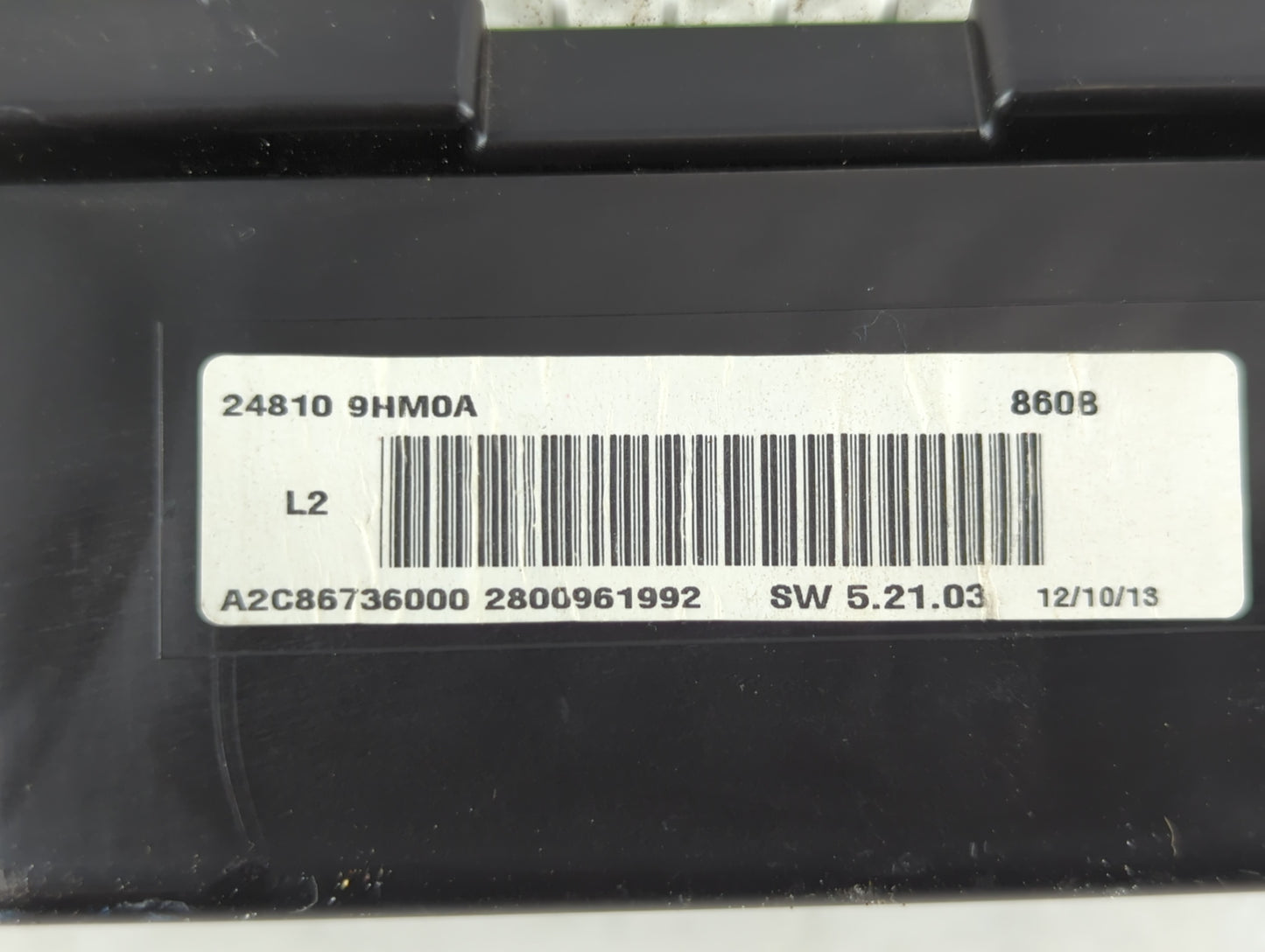 2014 Nissan Altima Instrument Cluster Speedometer Gauges P/N:A2C86736000 24810 9HM0A Miles: Fits OEM Used Auto Parts - Oemus
