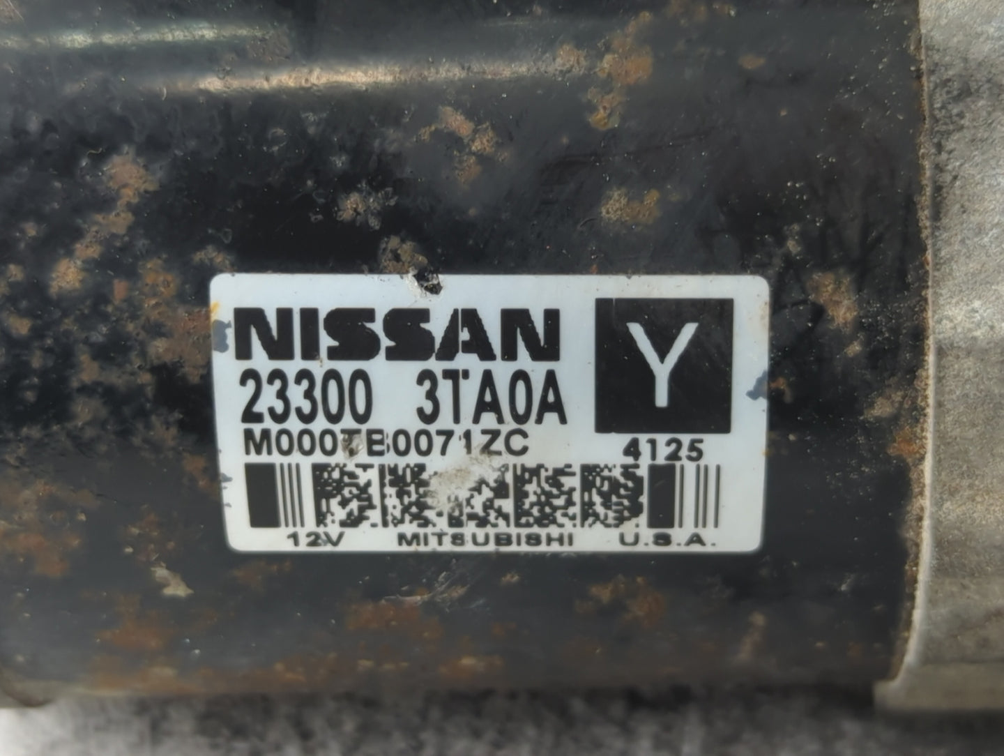 2013-2018 Nissan Altima Car Starter Motor Solenoid OEM P/N:23300 3TA0A Fits Fits 2013 2014 2015 2016 2017 2018 OEM Used Auto