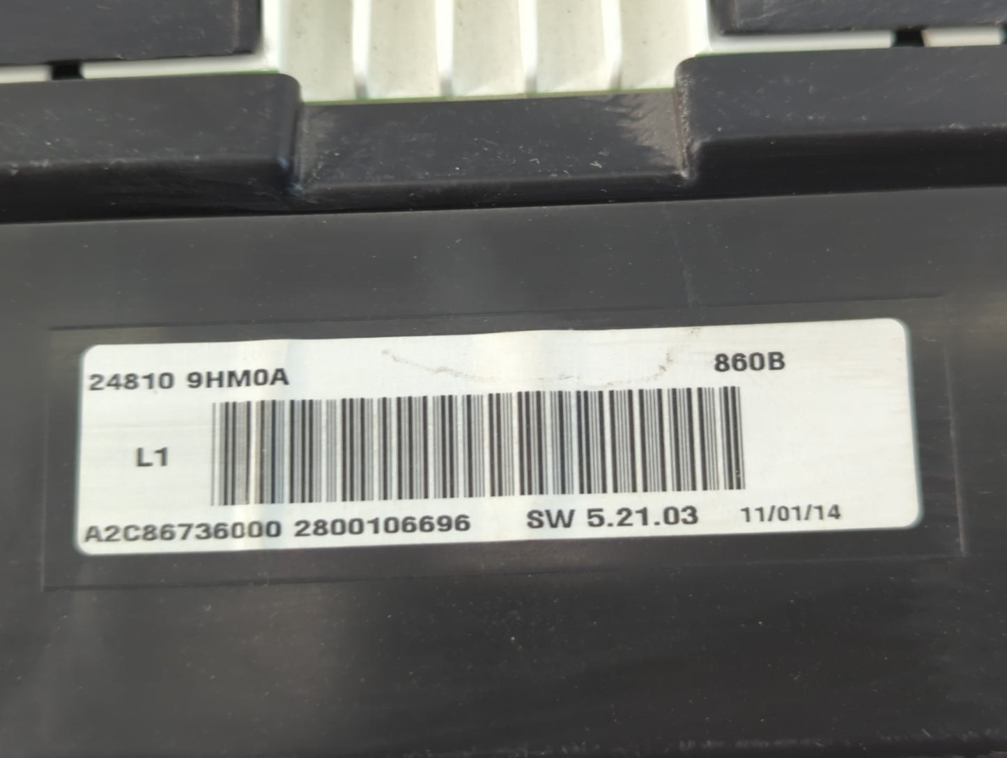 2014 Nissan Altima Instrument Cluster Speedometer Gauges P/N:24810 9HM0A Fits OEM Used Auto Parts - Oemusedautoparts1.com