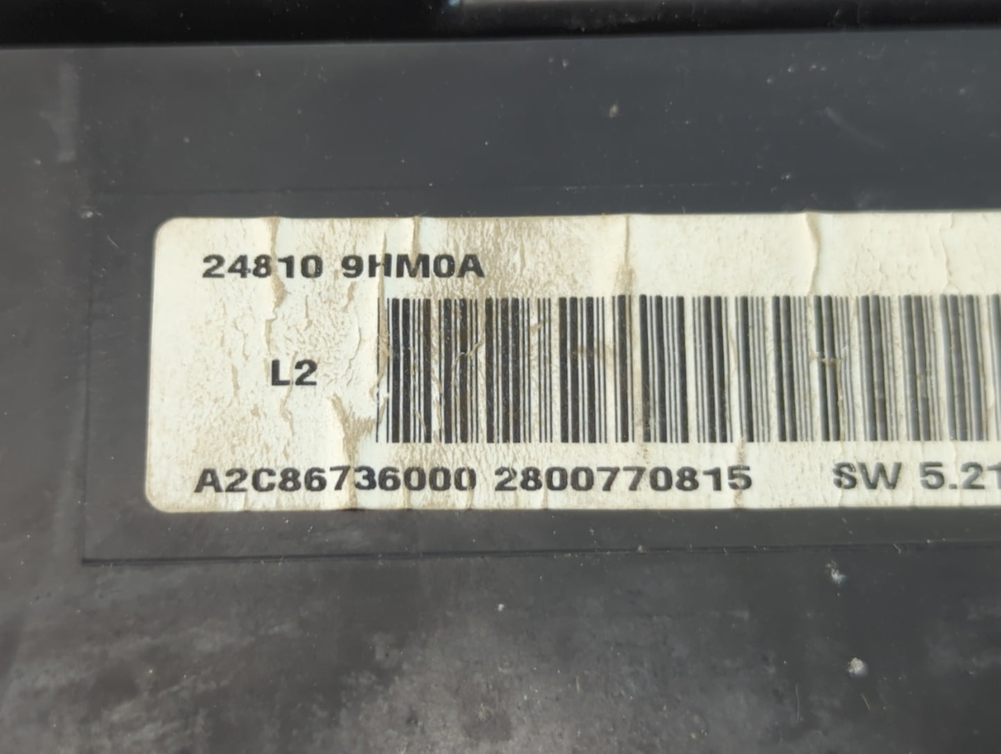 2014 Nissan Altima Instrument Cluster Speedometer Gauges P/N:24810 9HM0A Fits OEM Used Auto Parts - Oemusedautoparts1.com