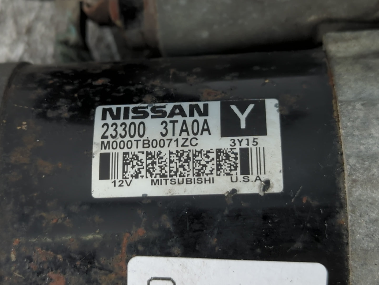 2013-2018 Nissan Altima Car Starter Motor Solenoid OEM P/N:23300 3TA0A Fits Fits 2013 2014 2015 2016 2017 2018 OEM Used Auto
