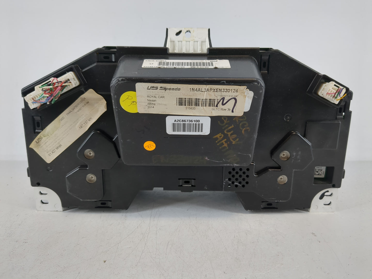 2014 Nissan Altima Instrument Cluster Speedometer Gauges Fits OEM Used Auto Parts - Oemusedautoparts1.com