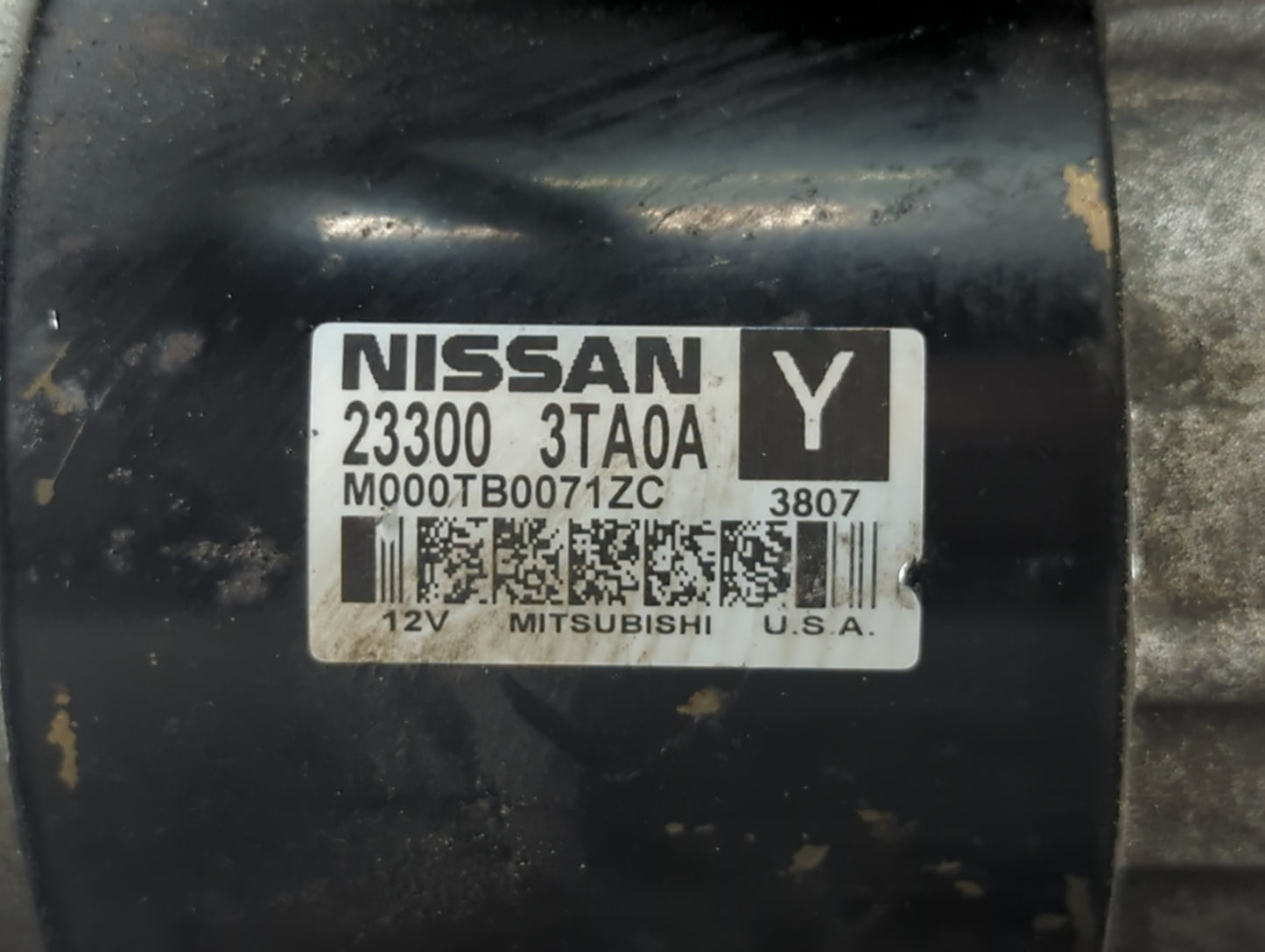 2013-2018 Nissan Altima Car Starter Motor Solenoid OEM P/N:23300 3TA0A Fits Fits 2013 2014 2015 2016 2017 2018 OEM Used Auto