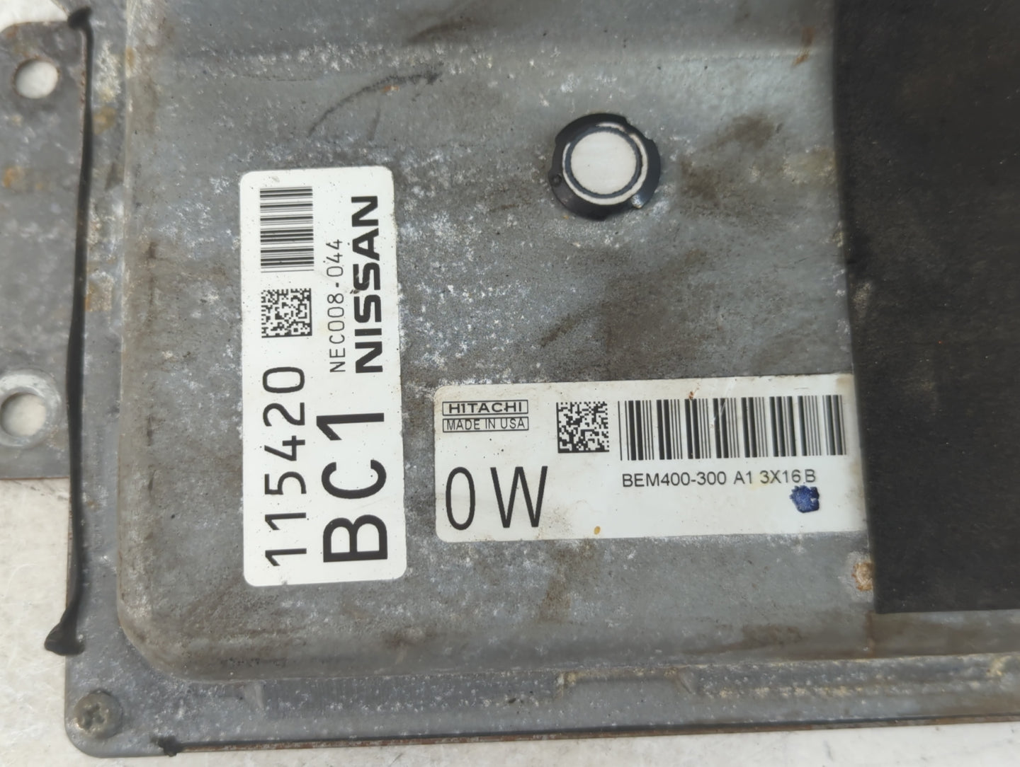 2013-2014 Nissan Altima PCM Engine Control Computer ECU ECM PCU OEM P/N:NEC008-044 115420, BEM400-300 A1 3X16B Fits Fits 201