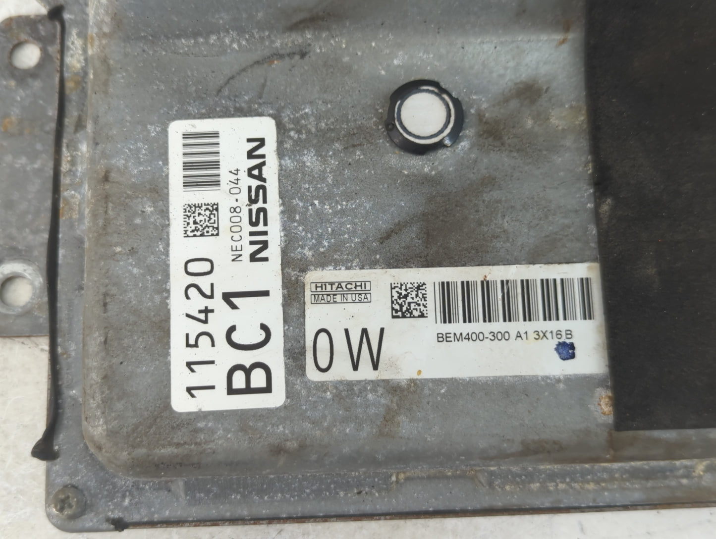 2013-2014 Nissan Altima PCM Engine Control Computer ECU ECM PCU OEM P/N:NEC008-044 115420, BEM400-300 A1 3X16B Fits Fits 201
