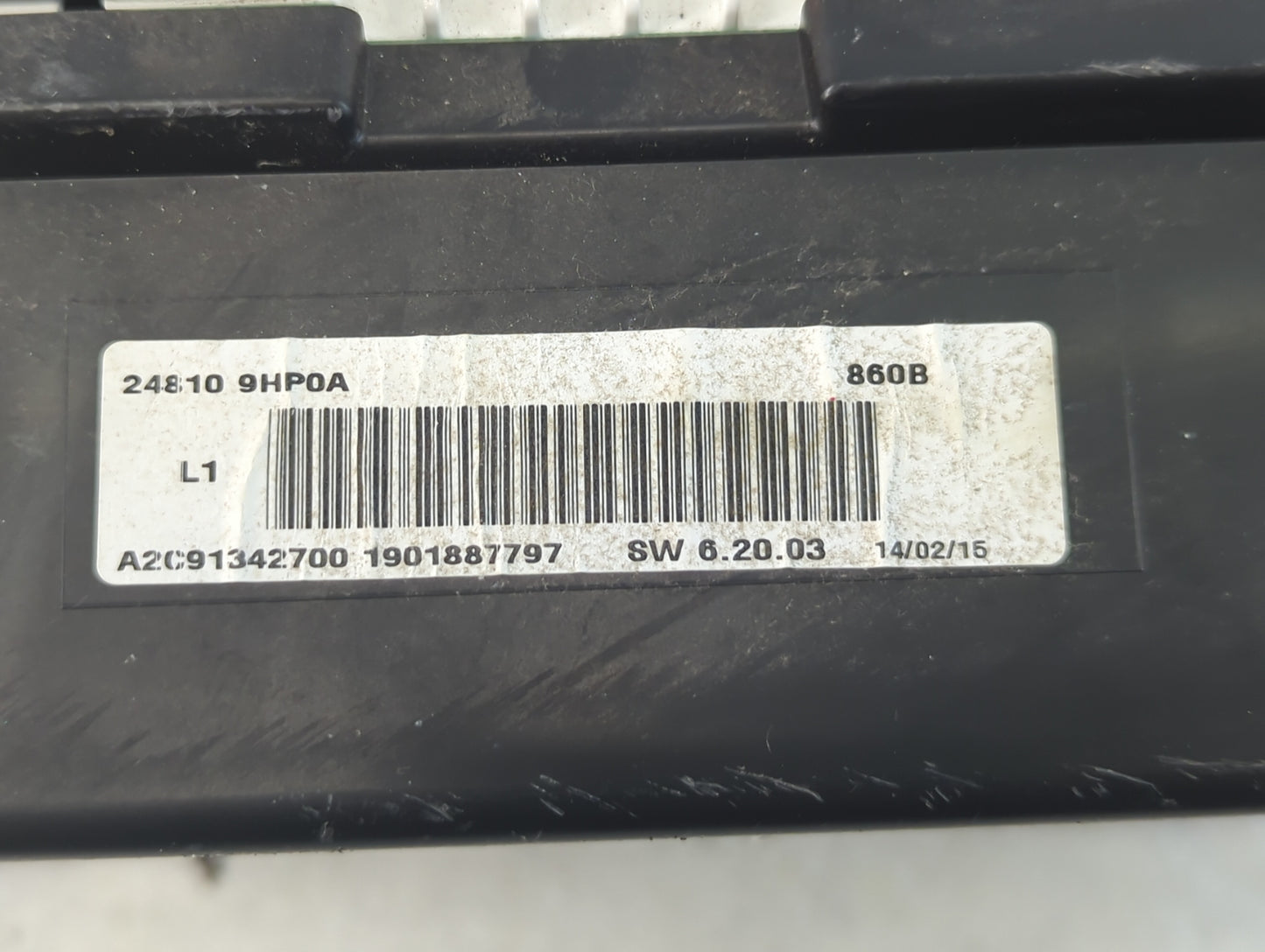 2014 Nissan Altima Instrument Cluster Speedometer Gauges P/N:24810 9HP0A Fits OEM Used Auto Parts - Oemusedautoparts1.com