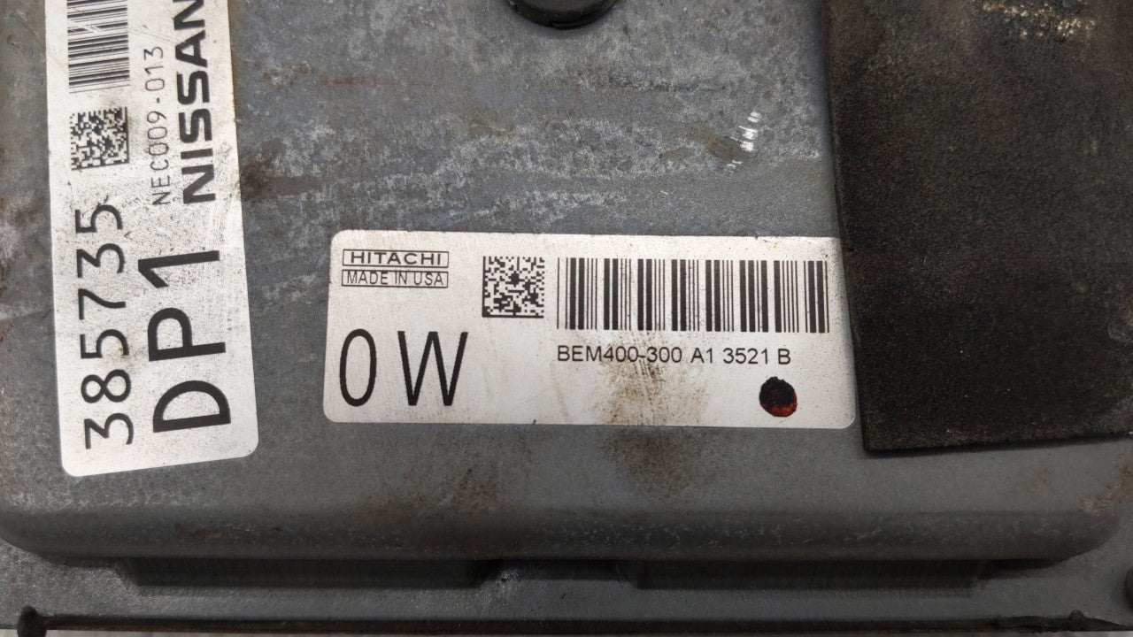 2014 Nissan Altima PCM Engine Control Computer ECU ECM PCU OEM P/N:MEC300-042 A1 NEC007-070, BEM400-300 A1 Fits Fits 2013 OE