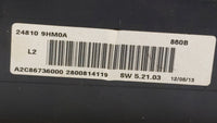 2014 Nissan Altima Instrument Cluster Speedometer Gauges P/N:24810 9HM0A Fits OEM Used Auto Parts - Oemusedautoparts1.com
