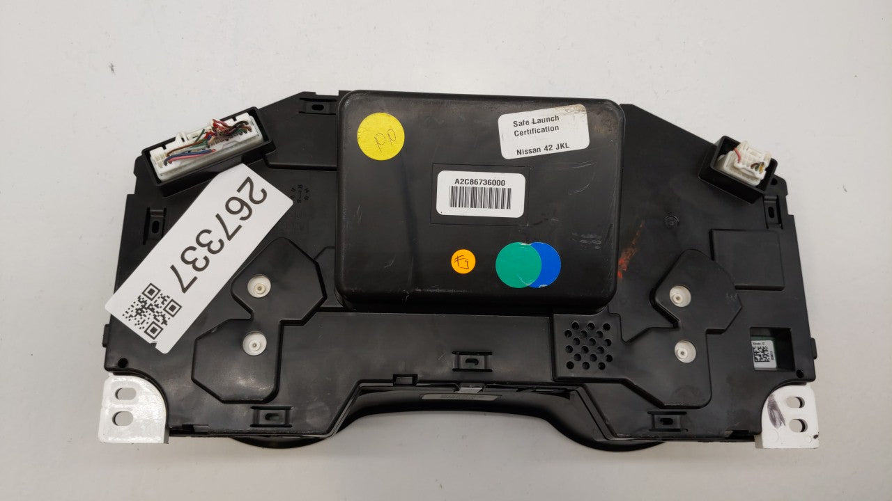 2014 Nissan Altima Instrument Cluster Speedometer Gauges P/N:24810 9HM0A Fits OEM Used Auto Parts - Oemusedautoparts1.com
