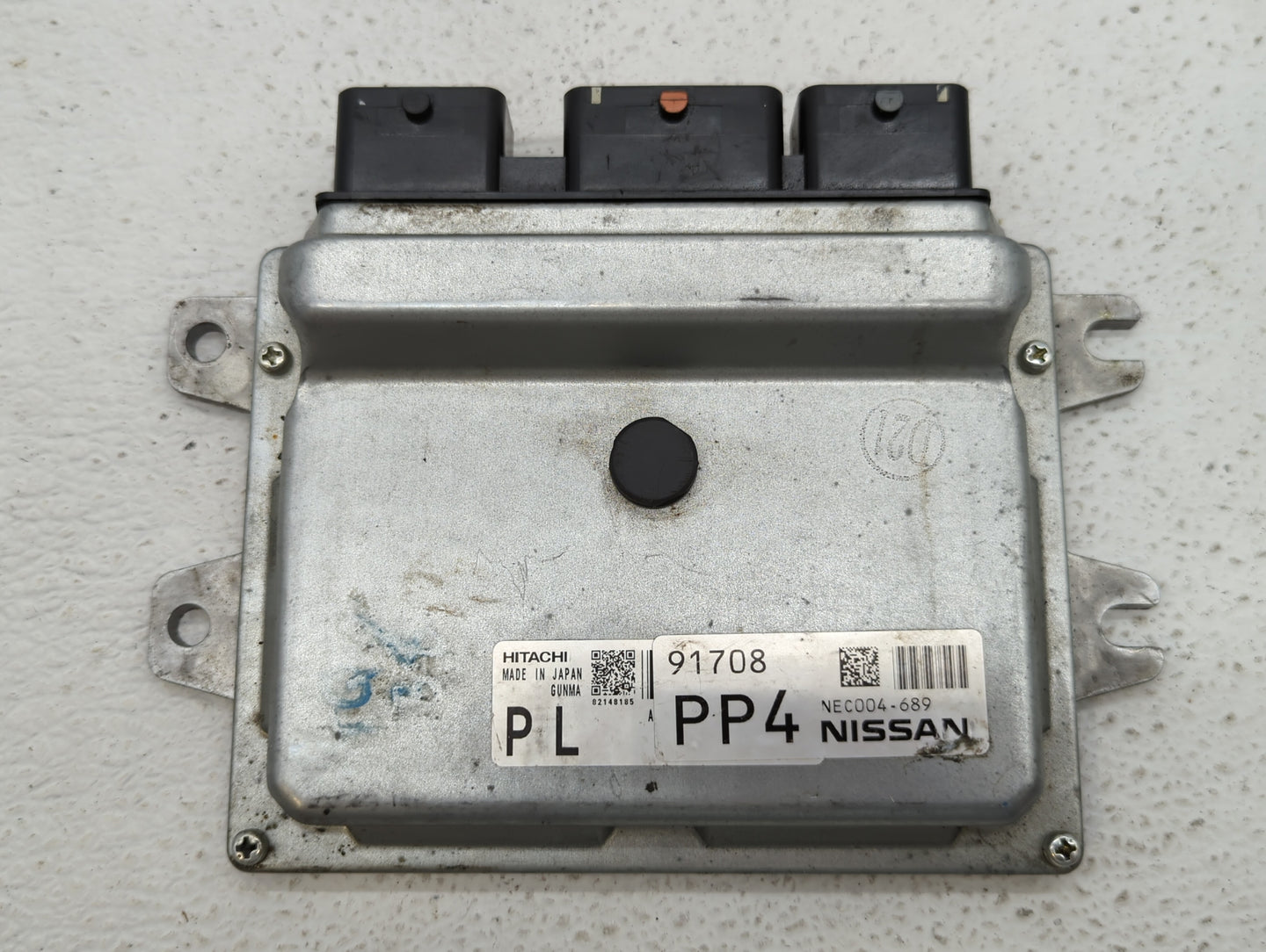 2014 Nissan Cube PCM Engine Control Computer ECU ECM PCU OEM P/N:NEC004-689 Fits OEM Used Auto Parts - Oemusedautoparts1.com